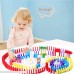 Joqutoys 600 Pieces Wooden Dominoes Set Blocks Racing Game Building and Stacking Toy for Kids 600 Pcs B07HGPHY2G